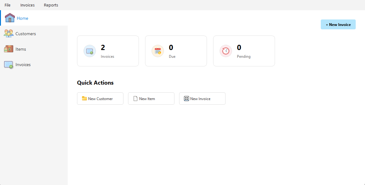 App Dashboard Mockup